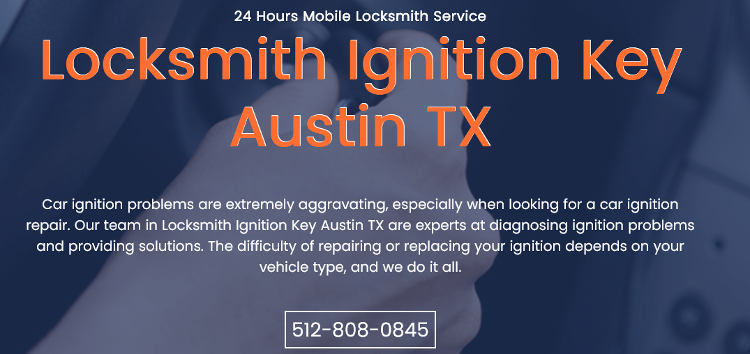 Locksmith Ignition Key Austin TX Image